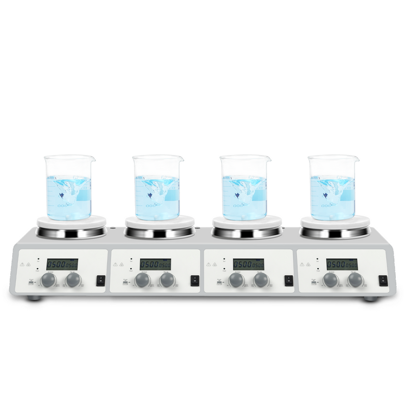 Multi Position Magnetic Stirrer Multi Point Digital Magnetic Stirrer with Heating Hot Plate