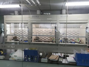 What is the function of the laboratory fume hood?